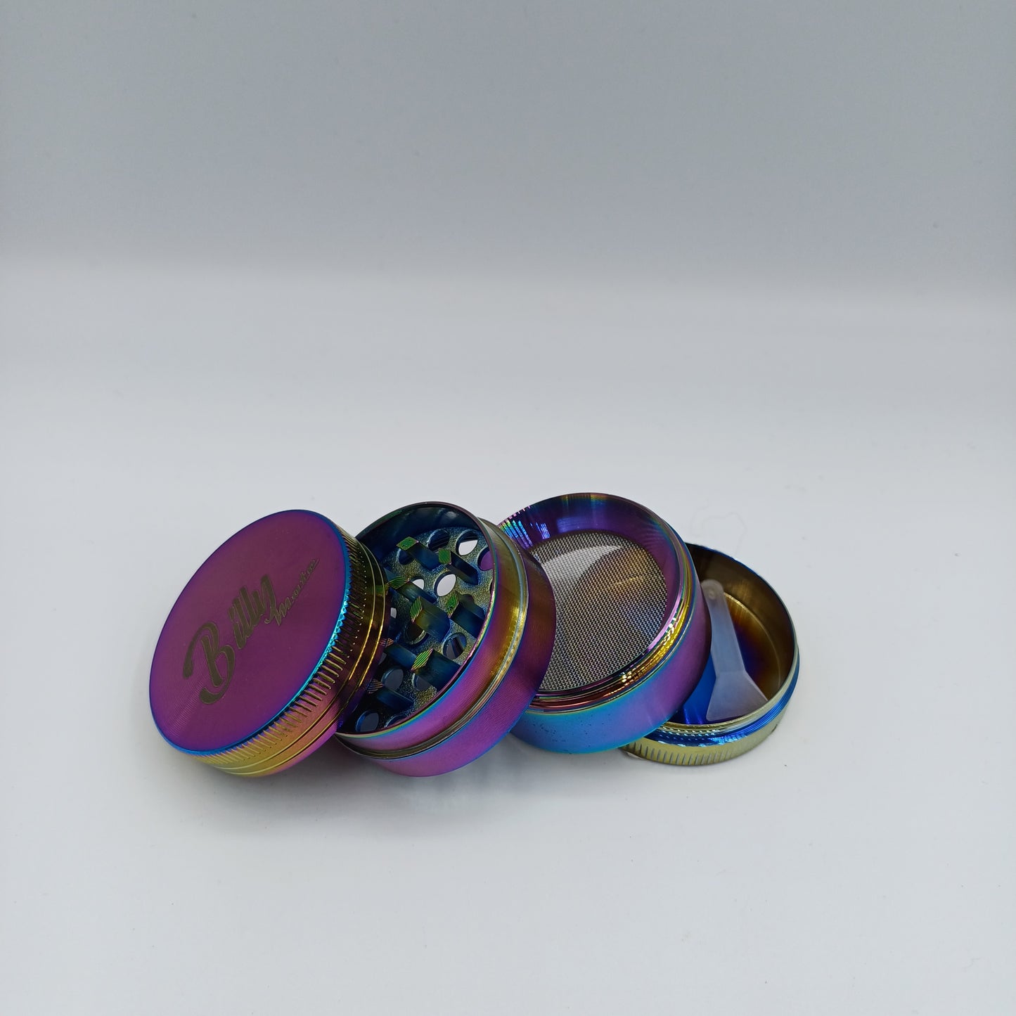 Billy Mate Rainbow  4 Piece Herb Grinder 40mm