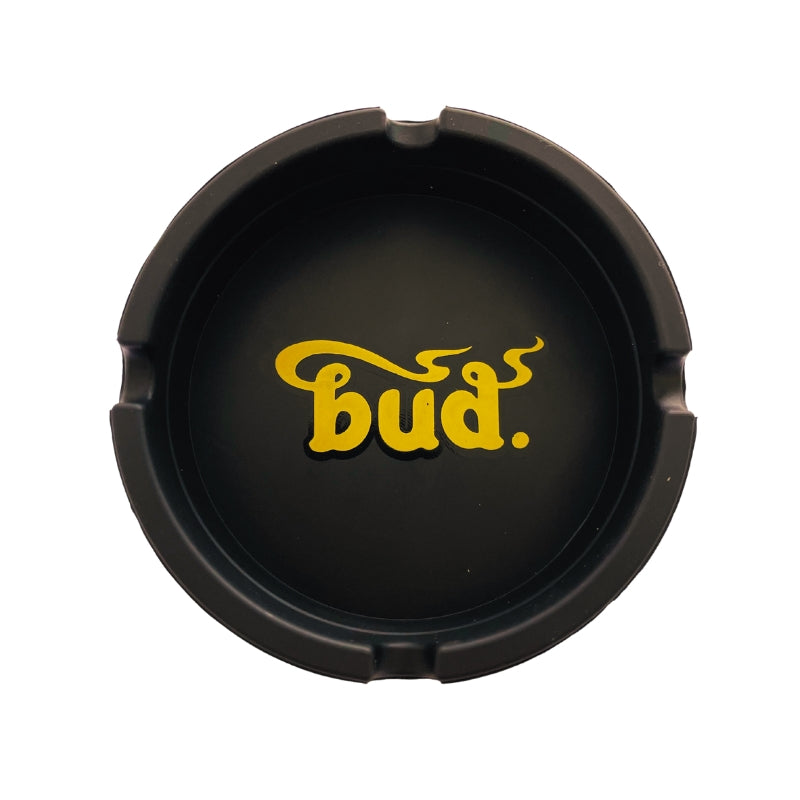 BUD SILICONE ASHTRAY- BLACK