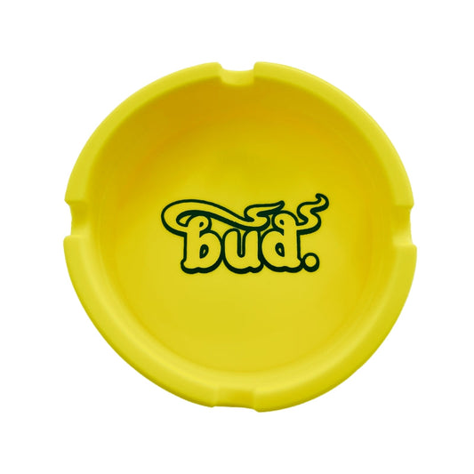 BUD SILICONE ASHTRAY - YELLOW