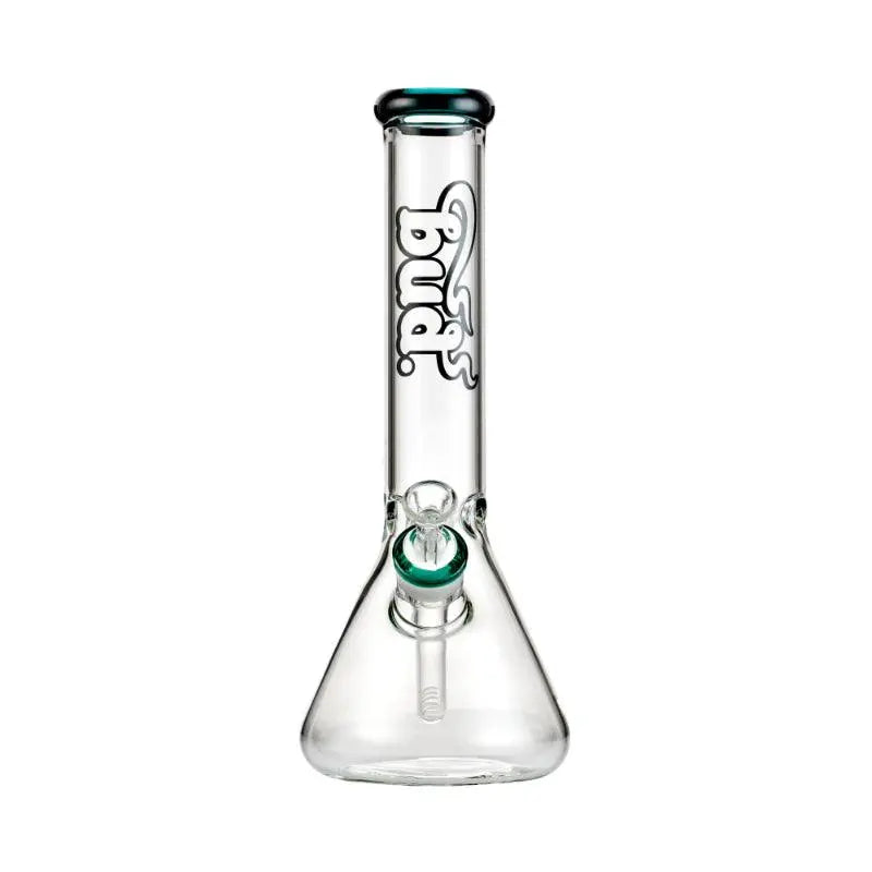 BUD BEAKER BONG TEAL -  33CM