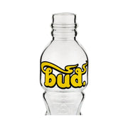 BUD BOTTLE BONG with metal stem and cone - 23CM