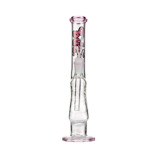 BUD PINK GRIPPER BONG  with glass stem and cone