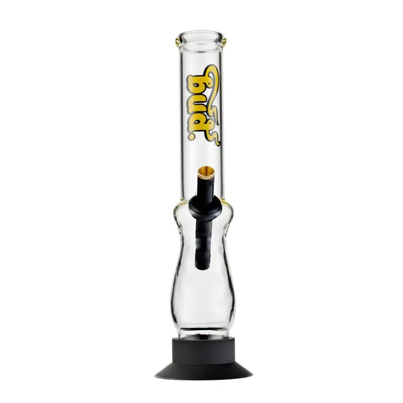 BUD GRIPPER BONG with metal stem & cone - 33CM