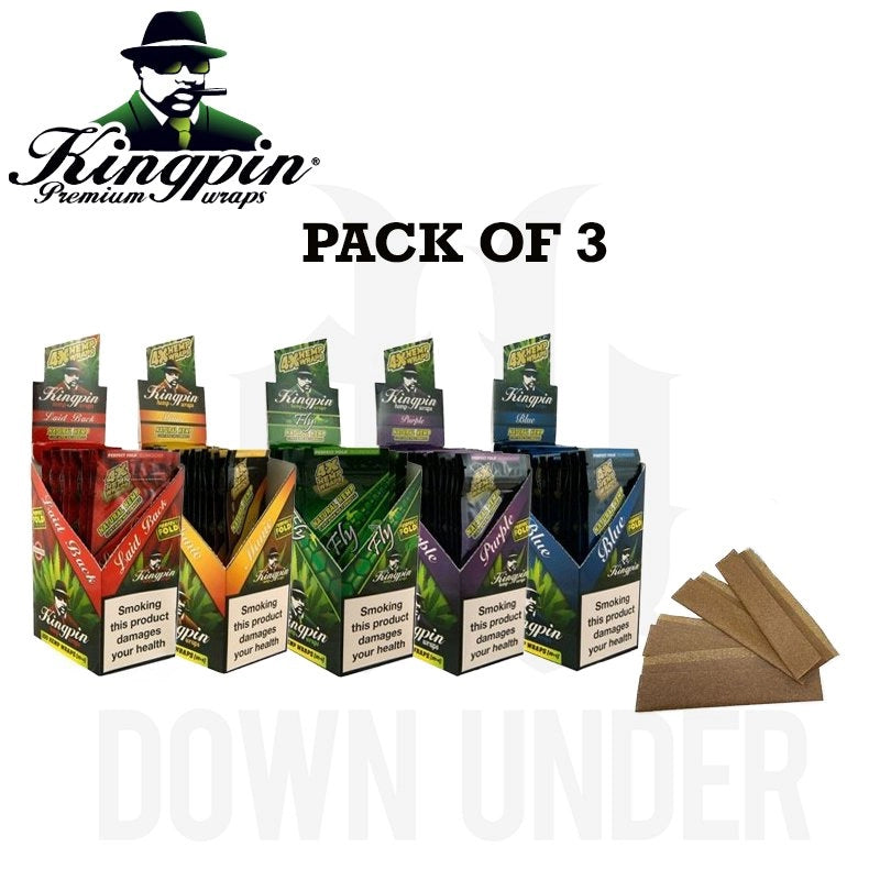 KINGPIN Hemp Wrap 4 pack