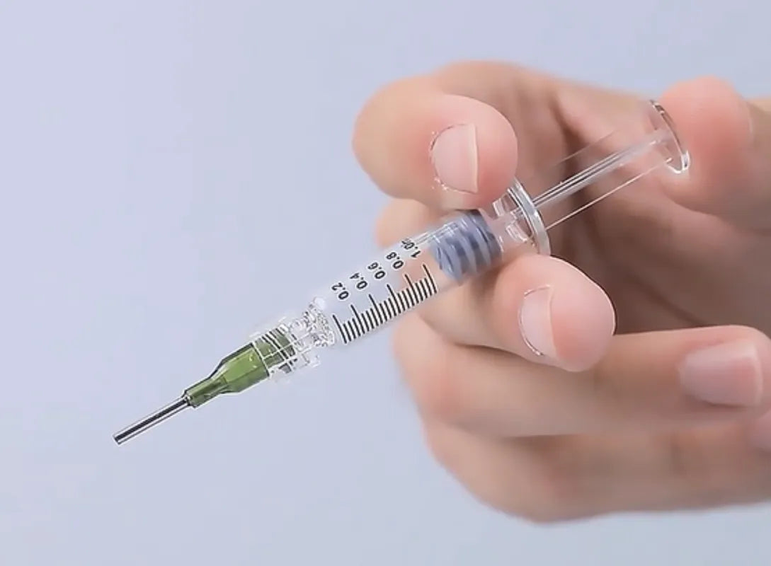 Blunt tip syringe - dab tool