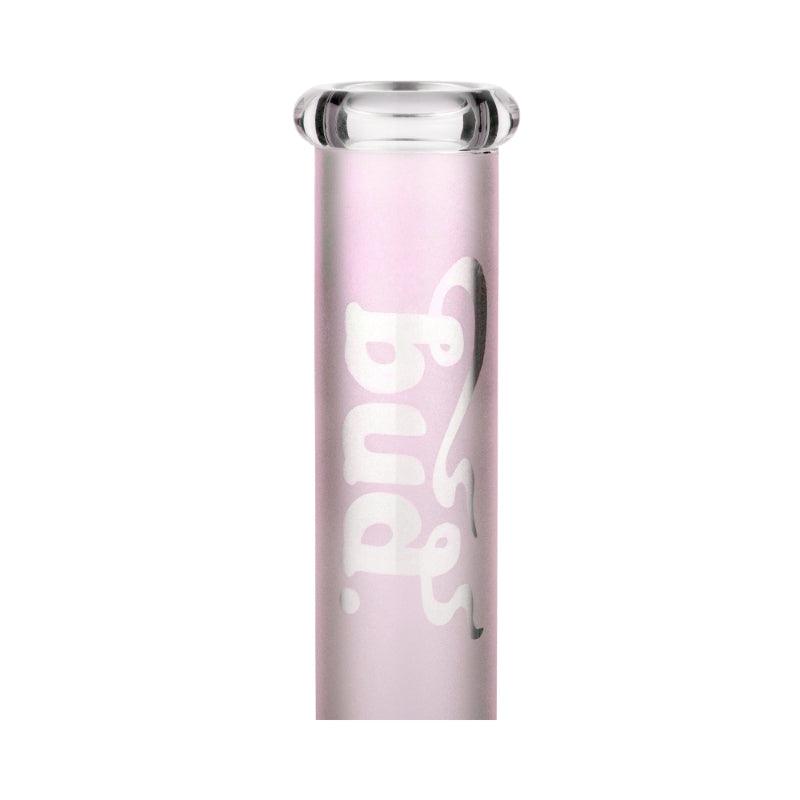 BUD BEAKER BONG 28CM - LIGHT ACTIVATED PINK