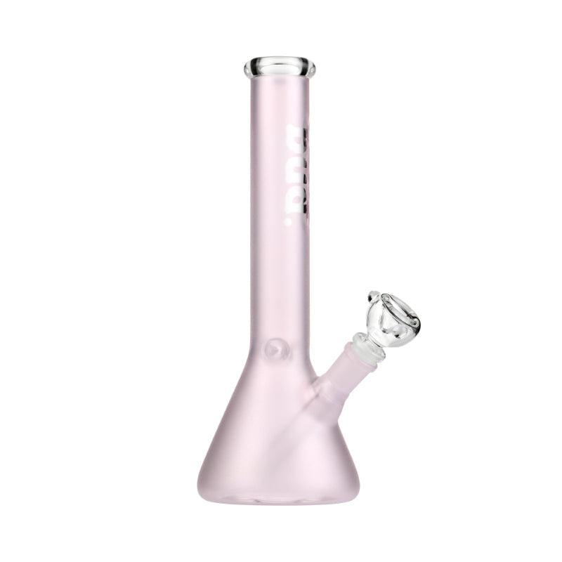 BUD BEAKER BONG 28CM - LIGHT ACTIVATED PINK