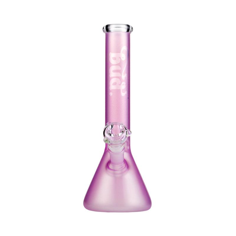 BUD BEAKER BONG 28CM - LIGHT ACTIVATED PURPLE