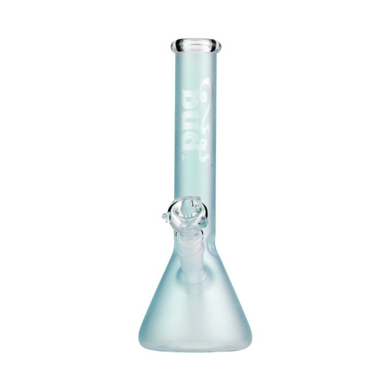 BUD BEAKER BONG 28CM - LIGHT ACTIVATED TEAL