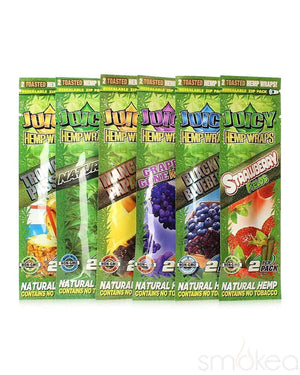 Juicy Natural Hemp Flavored Blunt Wraps (2-PACK)