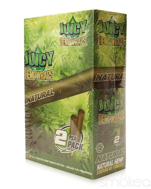 Juicy Natural Hemp Flavored Blunt Wraps (2-PACK)